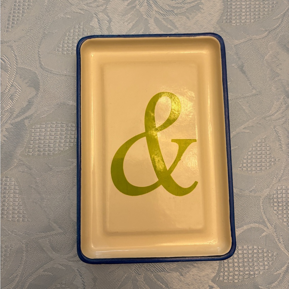 Green Ampersand Tray
